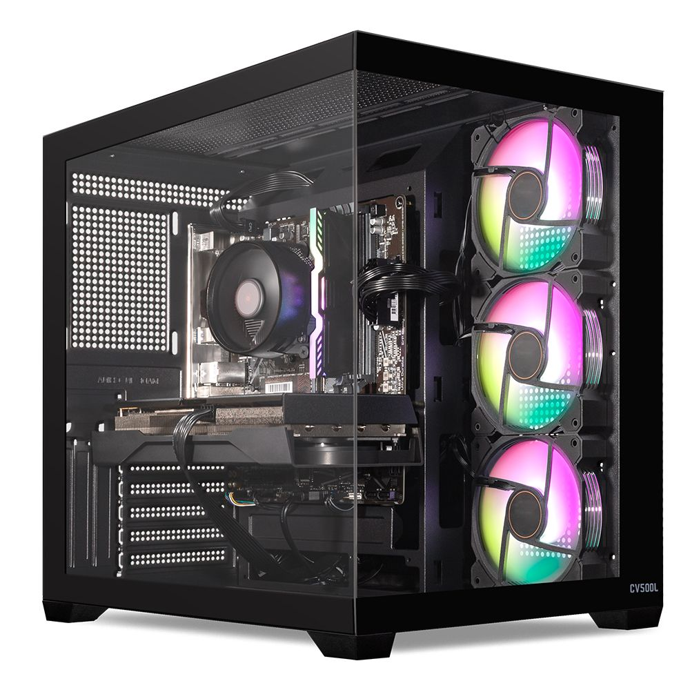 PC Gamer Pichau Gigabyte, AMD Ryzen 7 5700X, Radeon RX 9060 XT 8GB, 16GB DDR4, SSD M.2 1TB