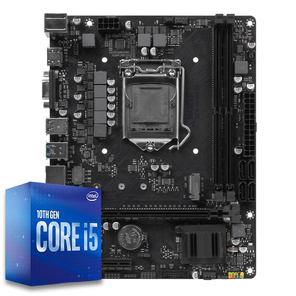 Pichau Kit Upgrade, Intel i5-10400F, H510M DDR4
