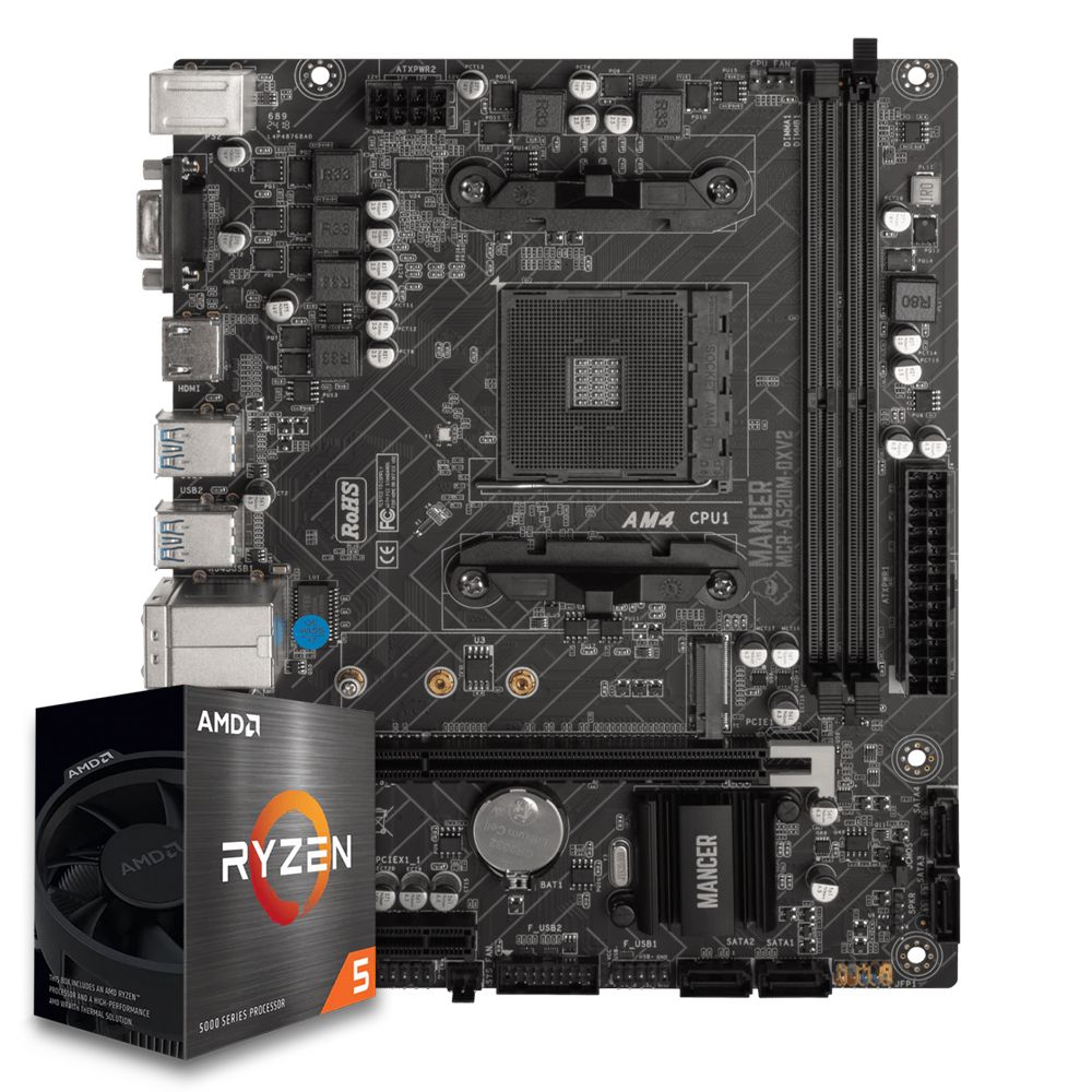 Pichau Kit upgrade, AMD Ryzen 5 5600, A520M DDR4