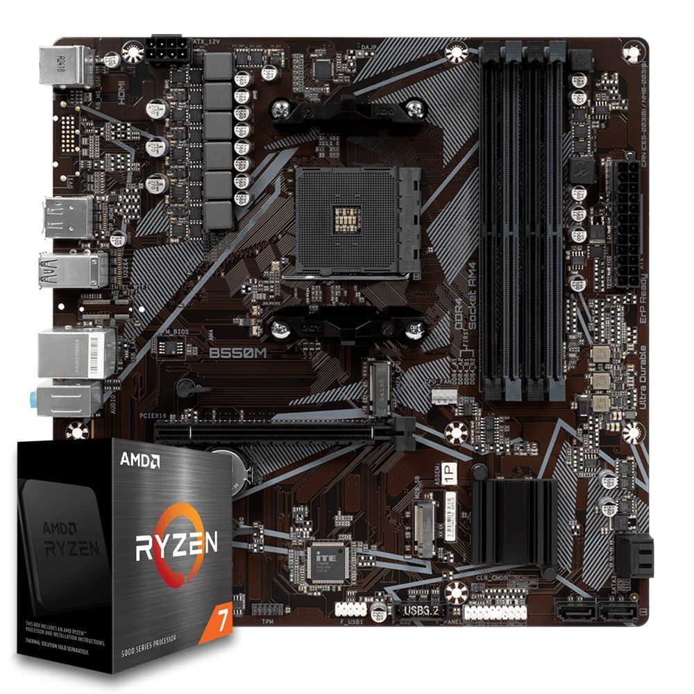 Pichau Kit upgrade, AMD Ryzen 7 5700X3D, B550M DDR4