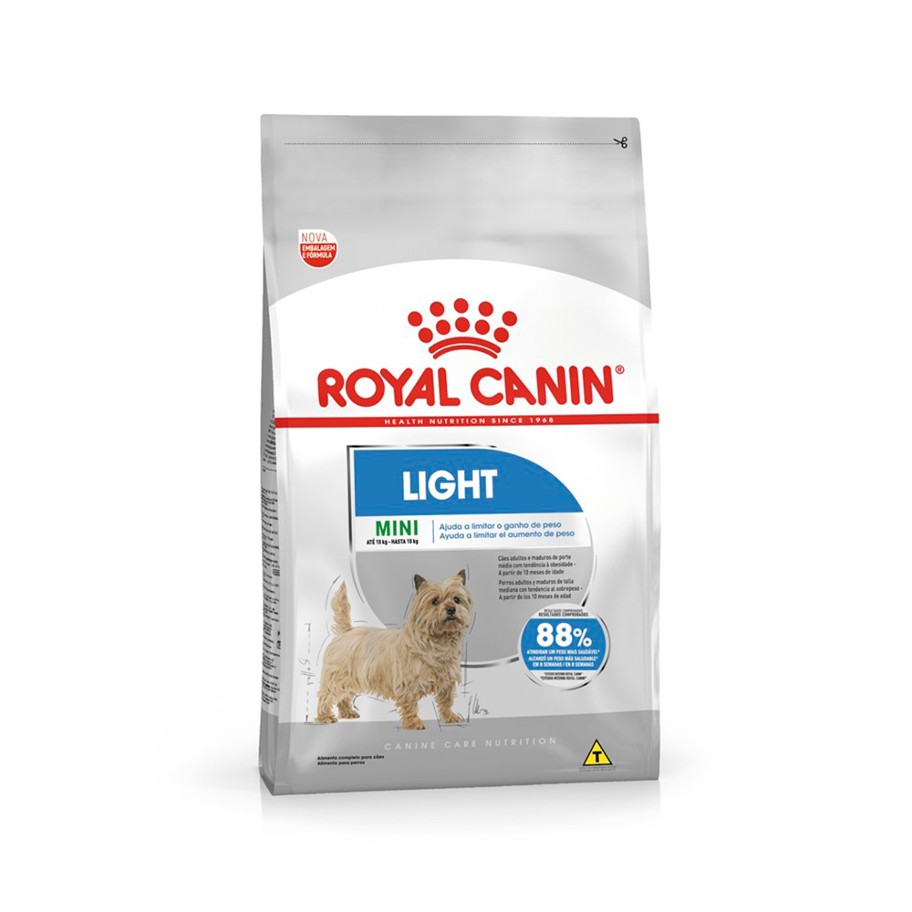 Ração Royal Canin Mini Light para Cães Adultos de Porte Pequeno com Tendência à Obesidade