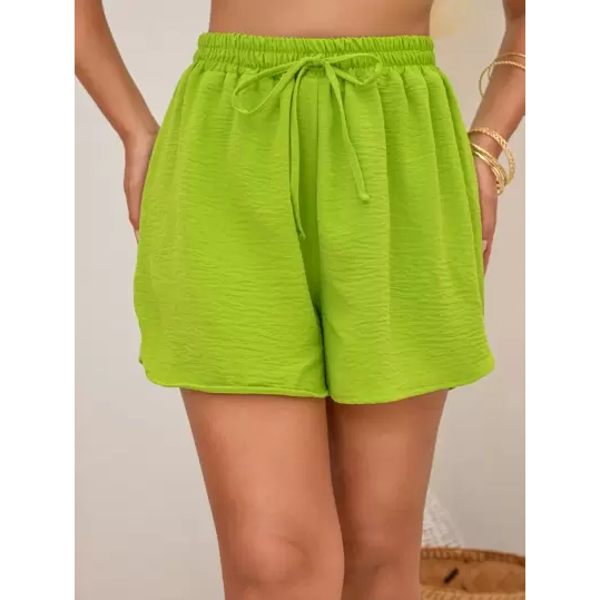 SHEIN Shorts Fit Pijama Airflow Com Cós De Elástico Feminino
