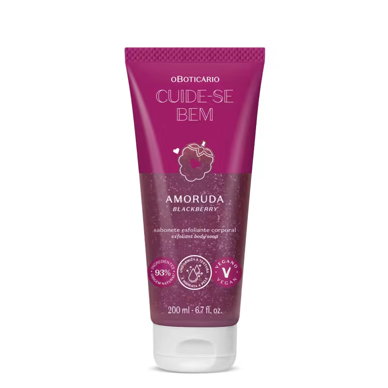 Sabonete Esfoliante Corporal Cuide-se Bem Amoruda 200ml