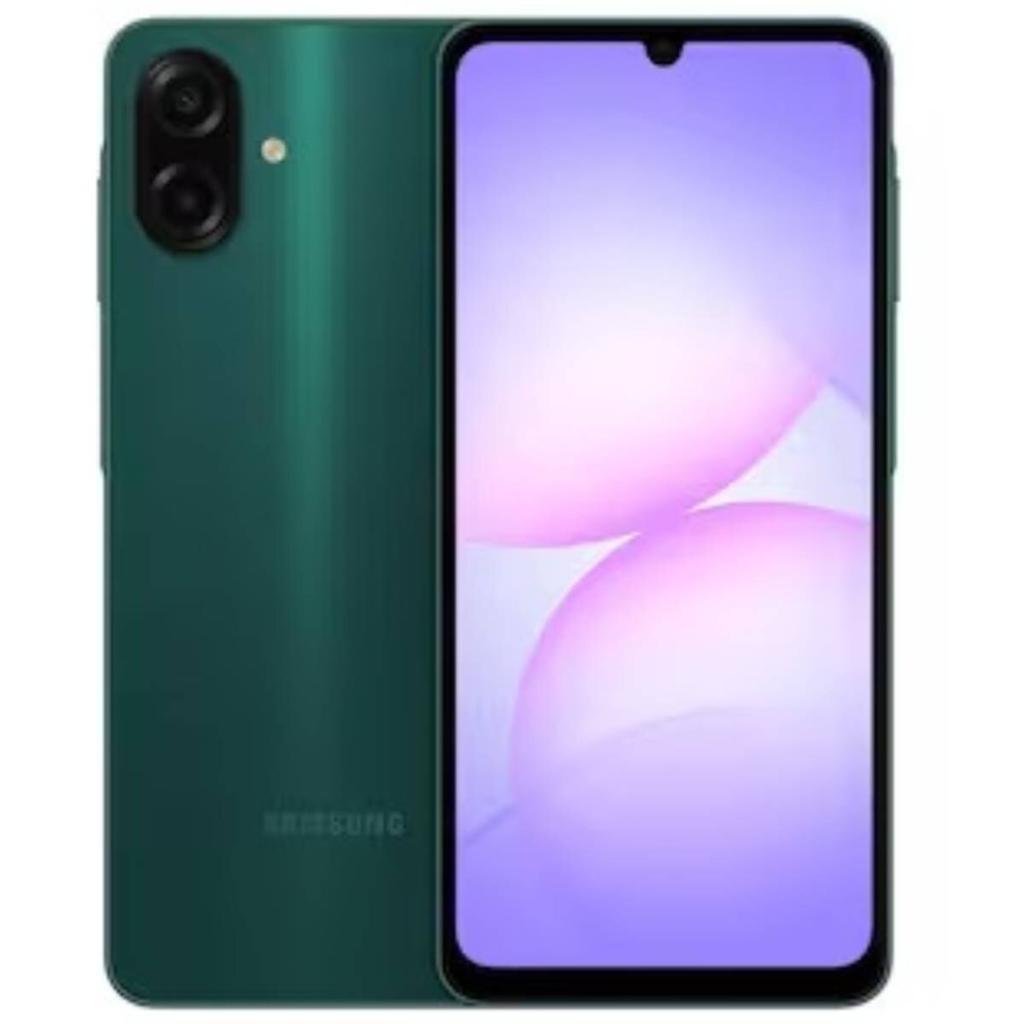 Smartphone Samsung A07 128GB 4GB RAM + 4GB RAM Plus Câmera Traseira Dupla 50MP e Câmera Frontal 8MP Verde