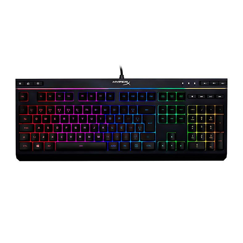 Teclado Gamer HyperX Alloy Core RGB, ABNT2, Preto, 4P4F5A2AC4