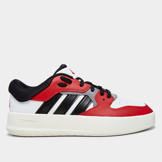 Tênis Adidas Court 24 Masculino - Vermelho+Preto