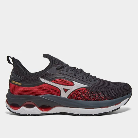 Tênis Mizuno Wave Legend 3 Masculino - Preto+Vermelho