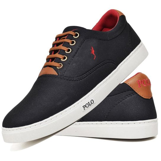 Tênis Sapatênis Masculino Casual Confortavel e Macio - Preto