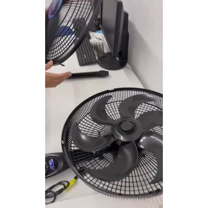 Ventilador De Coluna Preto 40cm Turbo 6 Pás ventilador de pé 110v/220v