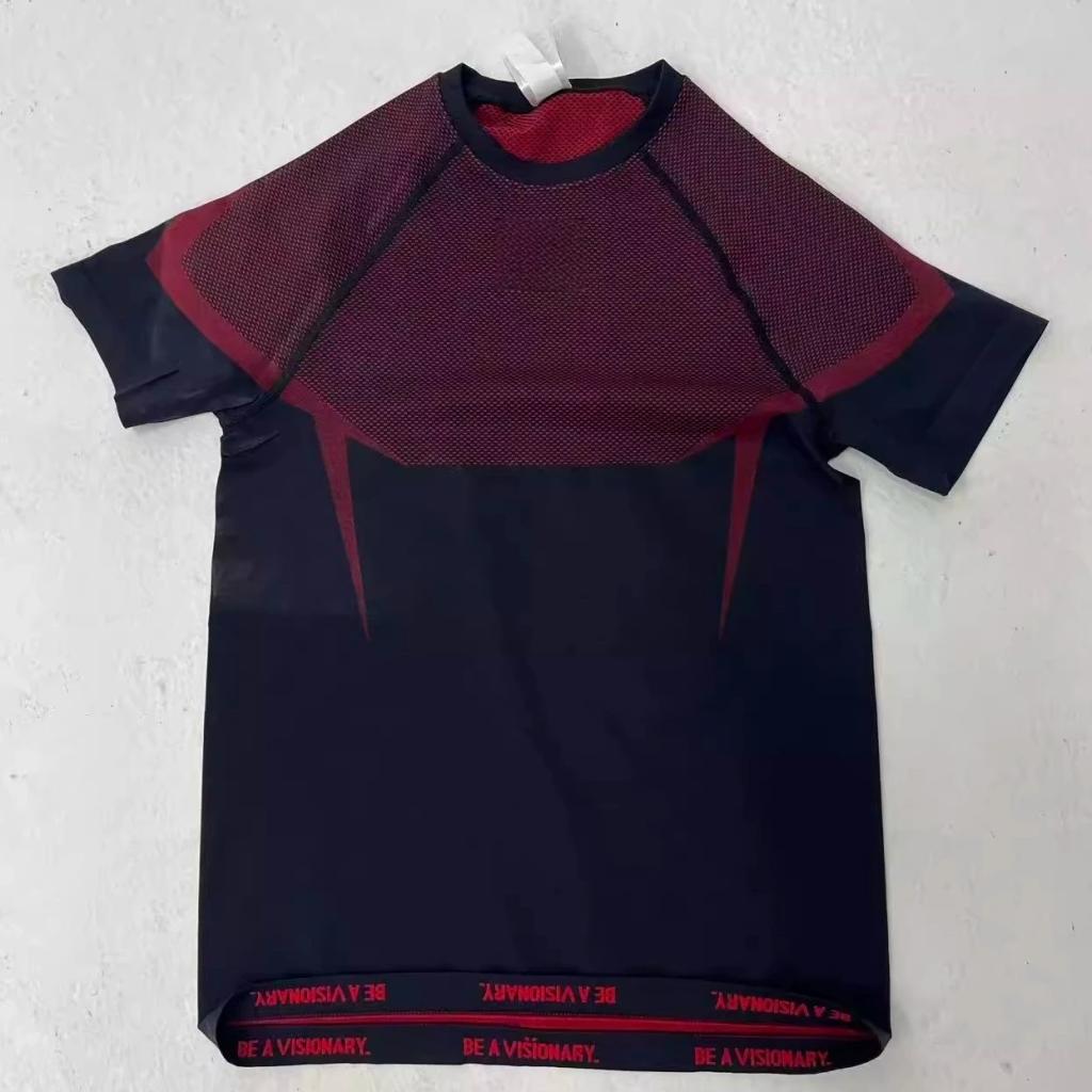 Verão nova tendência pulôver masculino em torno do pescoço malha inferior camisa esportes fitness natação correndo camisa sem mangas colete de secagem rápida
