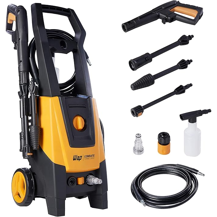 WAP Lavadora de Alta Pressão COMBATE TURBO 2600, Semi Intensivo, 360L/h, 2100psi 1700W 220V