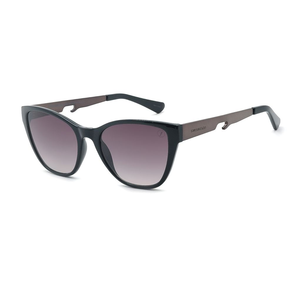Óculos de Sol Feminino Chilli Beans Cat Degradê Preto - OC.CL.4996.2001M