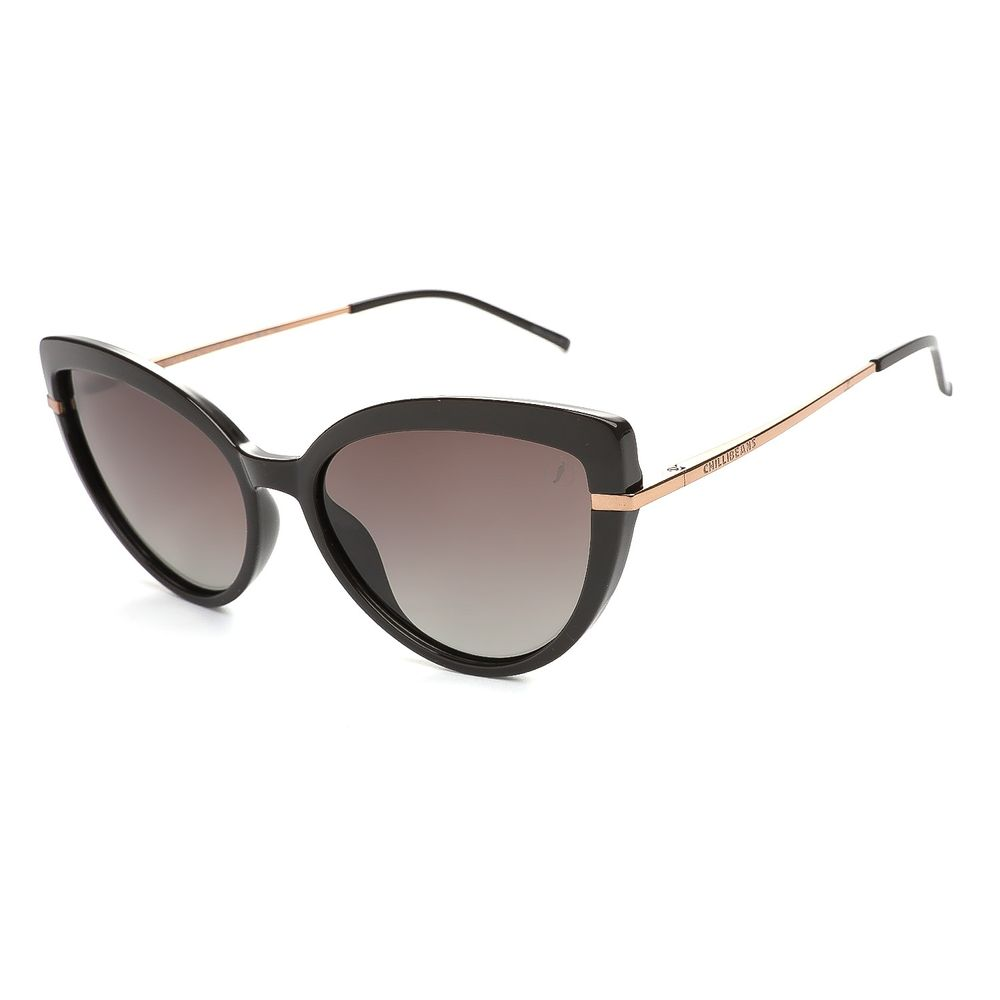 Óculos de Sol Feminino Chilli Beans Polarizado Gatinho Degradê Marrom - OC.CL.5217.5702 M
