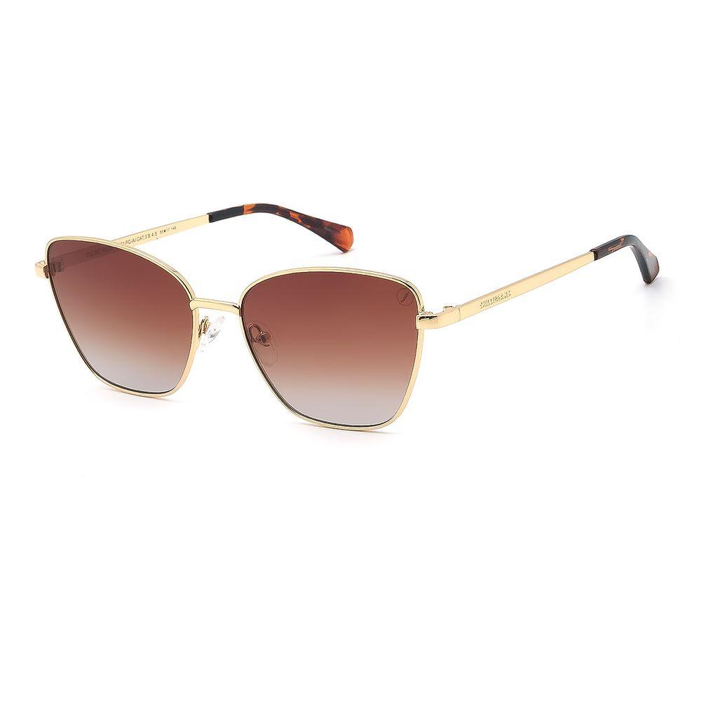 Óculos de Sol Feminino Chilli Beans Quadrado Degradê Marrom - OC.MT.4228.5721 M