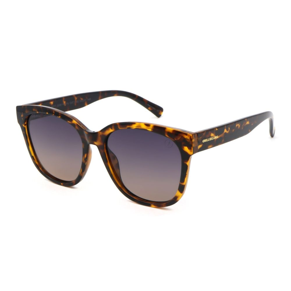 Óculos de Sol Feminino Chilli Beans Quadrado Polarizado Degradê Tartaruga - OC.CL.5017.2006
