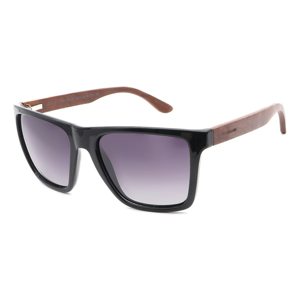 Óculos de Sol Masculino Chilli Beans Bamboo Polarizado Cinza - OC.CL.3171.0401 M