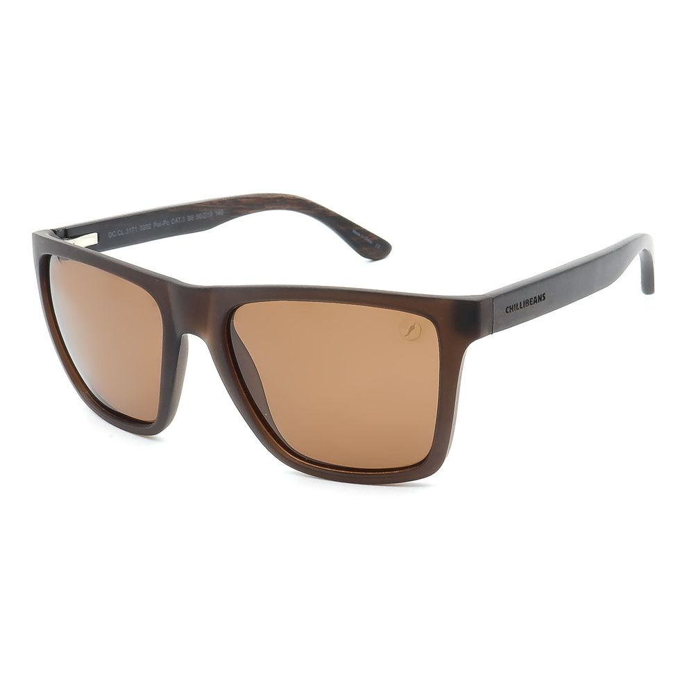 Óculos de Sol Masculino Chilli Beans Bamboo Polarizado Marrom - OC.CL.3171.0202 M