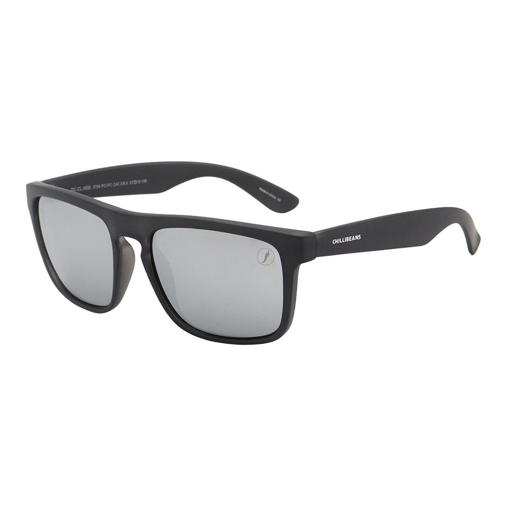 Óculos de Sol Masculino Chilli Beans Quadrado Cinza - OC.CL.5500.0704