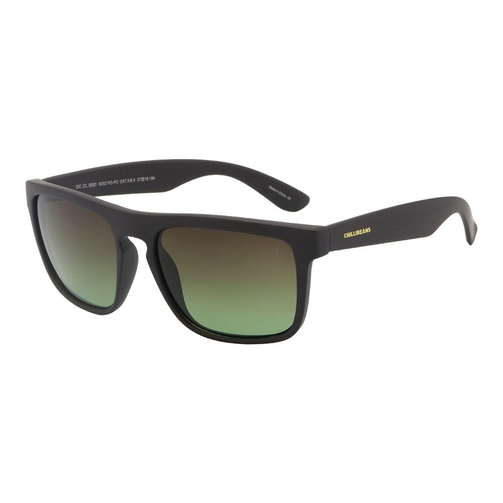 Óculos de Sol Masculino Chilli Beans Quadrado Marrom - OC.CL.5500.8202