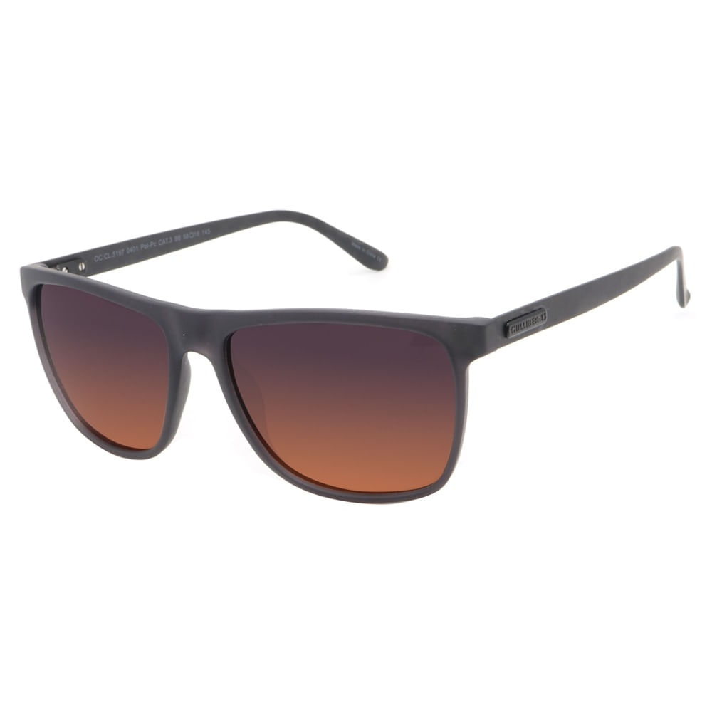 Óculos de Sol Masculino Chilli Beans Quadrado Polarizado Cinza - OC.CL.5197.0401 M