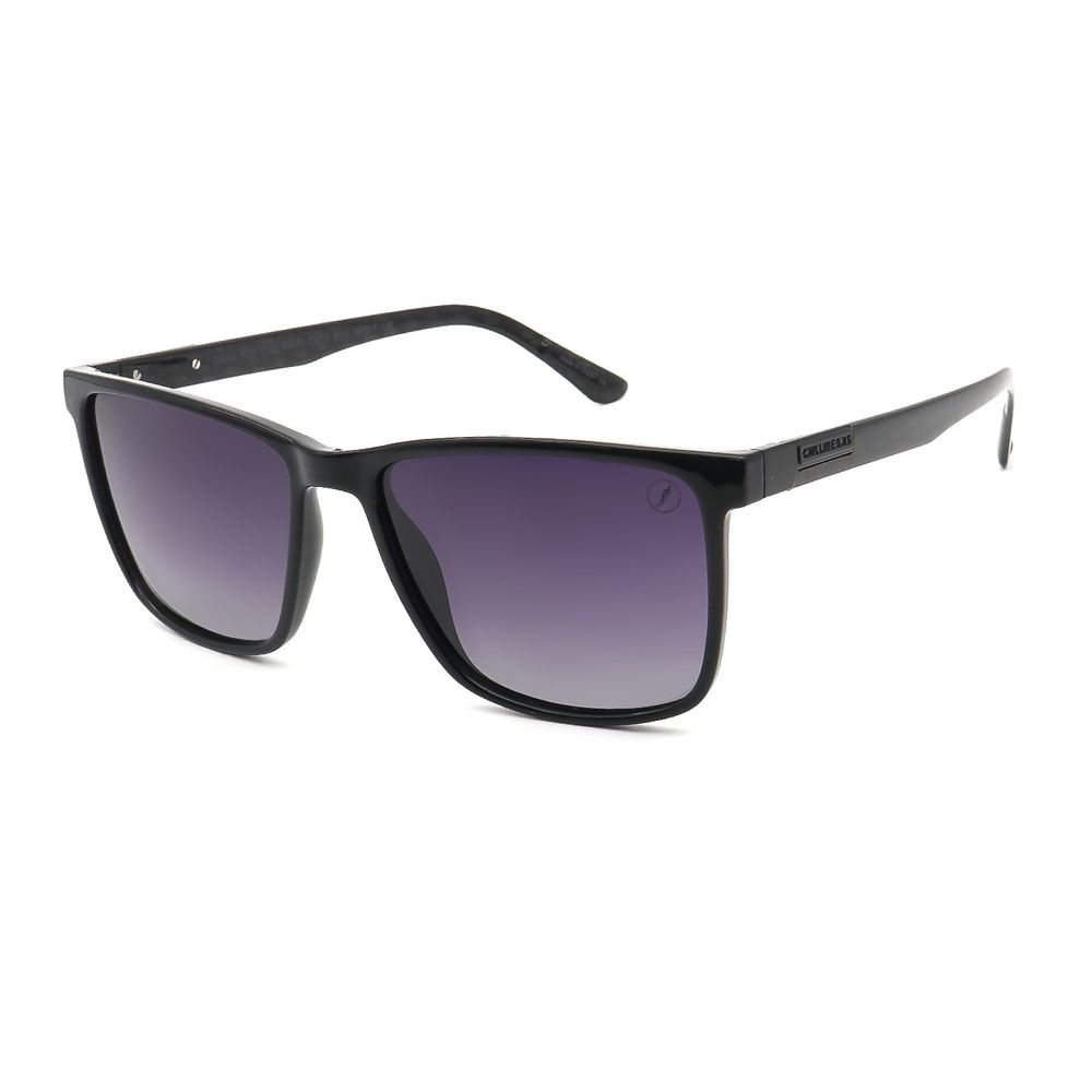 Óculos de Sol Masculino Chilli Beans Quadrado Preto Polarizado - OC.CL.5000.0101 M