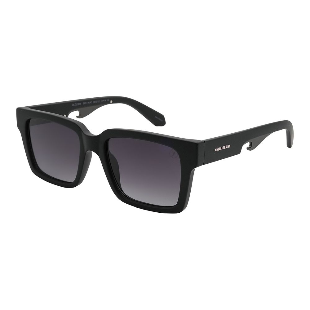 Óculos de Sol Masculino Ivete Sangalo Retangular Degradê Preto - OC.CL.5374.2001 M