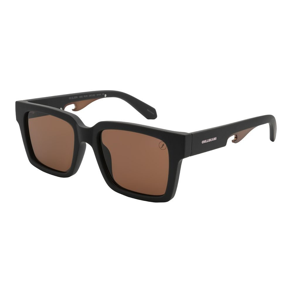 Óculos de Sol Masculino Ivete Sangalo Retangular Marrom - OC.CL.5374.0202 M